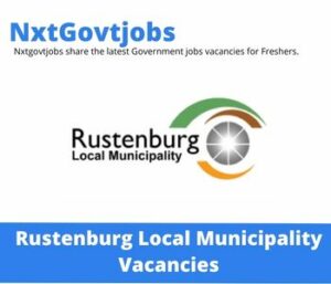 Rustenburg Municipality Legal Advisor Vacancies in Rustenburg 2023