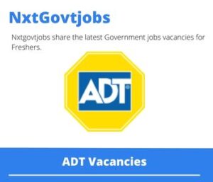 ADT Small Commercial Sales Consultant Vacancies in Brits 2023