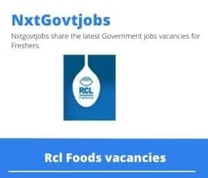 Rcl Foods Debtors Clerk Vacancies in Rustenburg – Deadline 30 Jun 2023