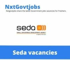 SEDA Business Advisor Vacancies in Rustenburg – Deadline 20 Dec 2023