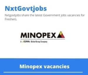 Minopex Laboratory Superintendent Vacancies in Rustenburg – Deadline 24 May 2023