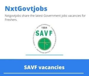 SAVF Facility Manager Vacancies in Klerksdorp – Deadline 06 Sep 2023